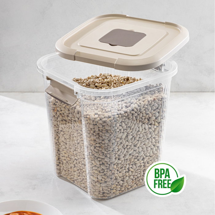 Hermia Caja de almacenamiento Beige 12L Hermia Caja de almacenamiento Beige 12L